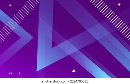 Abstract purple geometric shapes background. Dynamic shapes composition. Eps10 vector