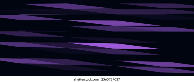 Abstract purple geometric shapes pattern on a dark background.