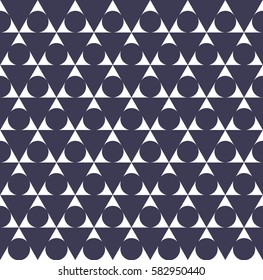 abstract purple geometric triangle deco pattern vector background