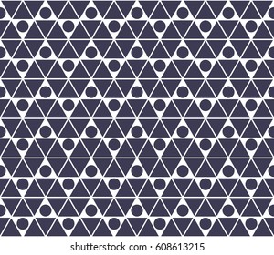 abstract purple geometric triangle deco art pattern background