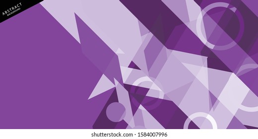 Abstract purple geometric vector background