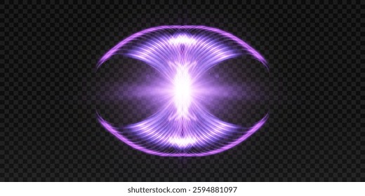 Abstract purple glowing effect for background presentations and graphic design. Vector