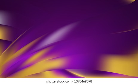 Abstract Purple and Gold Background Design
