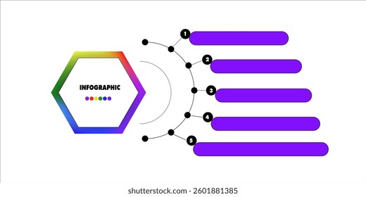 abstract purple gradient background, business technology digital communication template, Infographic, future banner poster cover pattern creative graphic vector