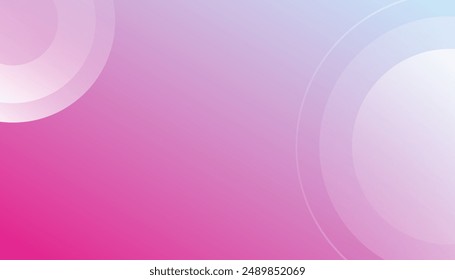 Abstract purple gradient background with circles. Dynamic shapes composition. Creative illustration for poster, web, landing, page, cover, EPS 10