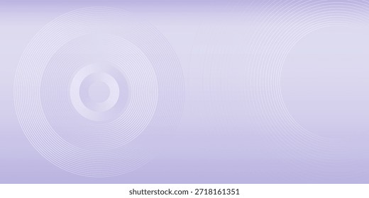 Fundo de gradiente roxo abstrato com linha circular e textura de meio-tom