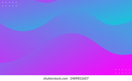 Abstract purple gradient background. Fluid shapes composition.  Can be used for posters, placards, brochures, banners, EPS 10
