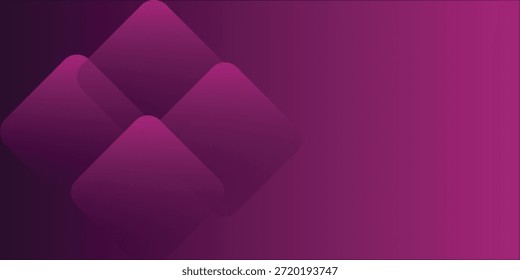 Abstract Purple Gradient Background With Geometric Diamond Shapes eps10
