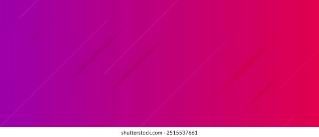 Abstractas fondo de gradiente púrpura con líneas y sombras. Anuncio de encabezado. Fondo de presentación abstracto brillante. Ilustración vectorial