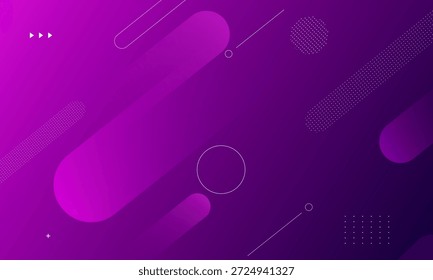 Abstract purple gradient background with modern geometric shapes and lines. Clean futuristic design suitable for technology, business presentations, websites, apps, and creative digital projects.
