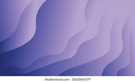 Abstract Purple Gradient Background Smooth Waves, Soft Hues, Digital Art