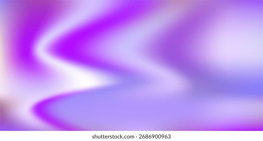 Abstract Purple Gradient Background With Soft Blur And Light Waves For Design Projects