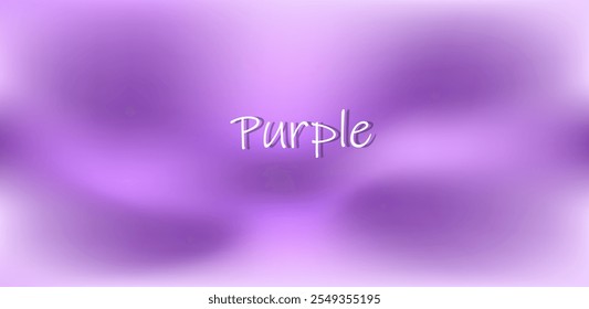 Fondo de gradiente púrpura Abstractas . Fondo de diseño de onda, combinación de color suave con blanco. Vector.