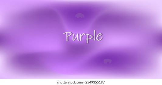 Abstract purple gradient background . Wave design background ,smooth color combination with white .Vector.