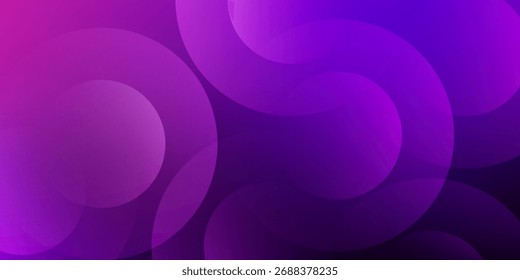 Fondo Abstractas de círculos degradados púrpura. Traje para el Anuncio, el Web, el folleto, el panfleto y la presentación