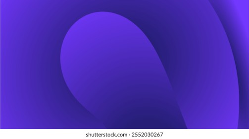 Abstract purple gradient design with smooth curves.