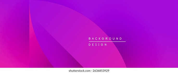 Abstract purple gradient design. Smooth curves create dynamic visual effect. Text reads background design. Minimalist, modern aesthetic.