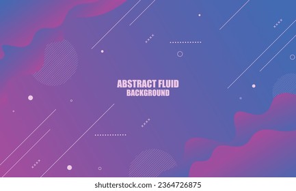 Abstract purple gradient fluid liquid background. Vector illustration.