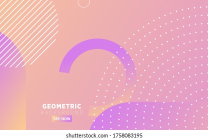 abstract purple gradient geometric background banner design.