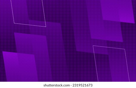 Abstract purple gradient geometric shapes background. Dynamic shapes composition