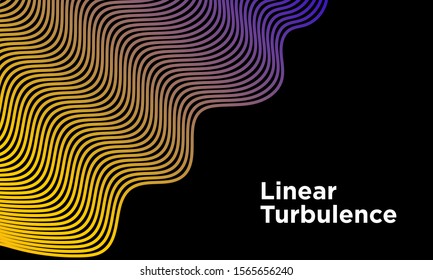 abstract purple gradient line linear turbulence background, modern wave cable background