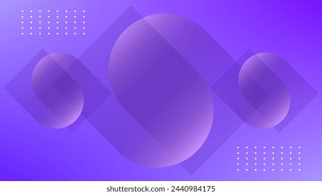 ABSTRACT PURPLE GRADIENT MESH BACKGROUND SMOOTH LIQUID COLORFUL BLURRED DESIGN WITH GEOMETRIC SHAPES VECTOR TEMPLATE GOOD FOR MODERN WEBSITE, WALLPAPER, COVER DESIGN 
