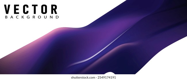 Abstract purple gradient mesh background template copy space for poster, banner, landing page, or brochure