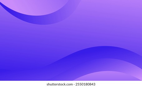 Fundo de onda de gradiente roxo abstrato.  Pode ser usado para cartazes, banners, páginas da web, cabeçalhos, capas
