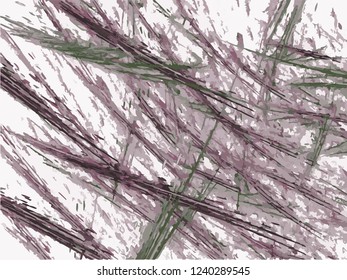 Abstract purple green background on white backdrop. Rectangular horizontal shape. Average rough design.
