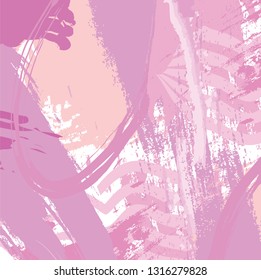 Abstract purple hand drawn background with brush stroke elements. watercolor bright vivid colors hand drawn background. 