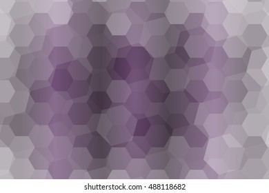 abstract purple hexagon background. vector. geometric pattern with gradient. ideas for your business presentations, printing, design.