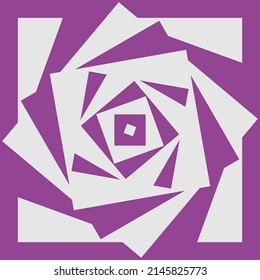 Abstract purple hypnotic background. vector illustration