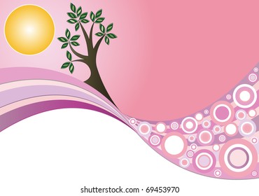abstract purple landscape background