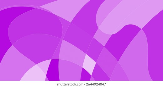 Abstract purple and lavender layered shapes (2)