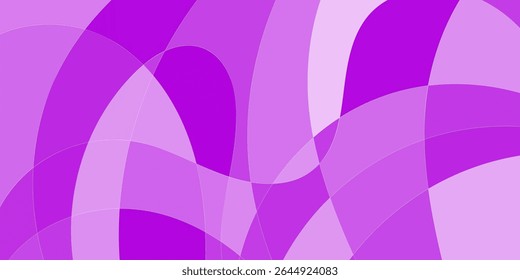 Abstract purple and lavender shapes