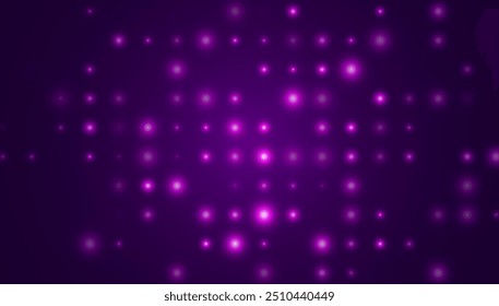 Abstractas púrpura led Panel luces de fondo. Hermosas chispas brillan con luz especial. Vector Sparkles. Una hermosa ilustración para postal. Ilustración vectorial.