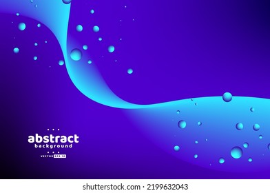 Resumen de tecnología digital de línea de flujo púrpura y azul claro, onda de partículas lisas, tecnología de datos grandes, fondo de concepto de diseño y papel tapiz, eps vectoriales
