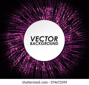 Abstract purple lights pattern technology background.
