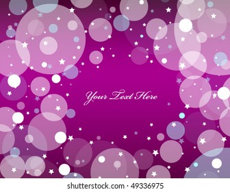 Abstract Purple Lights - Vector Illustration