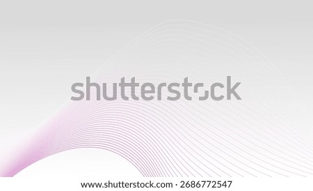Abstract purple line wave background. business background lines wave abstract stripe design. Abstract grey, white smooth element. abstract gray wave curve lines banner design