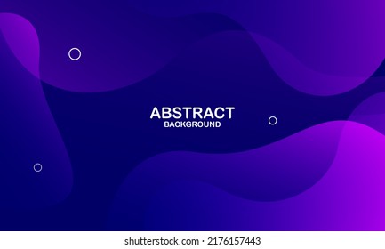 Fondo líquido púrpura abstracto. Composición dinámica de formas. Ilustración del vector