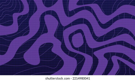 Abstrakte violette Formen, Hintergrund