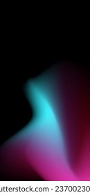 Olas líquidas abstractas y violetas en un fondo futurista. Diseño de vectores ondulados retro luminoso. Diseño escalofriante.