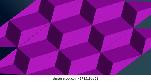 Abstractas púrpura bajo fondo poli como encabezado panorámico

