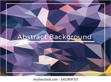 Abstract Purple Low Poly Backgrund