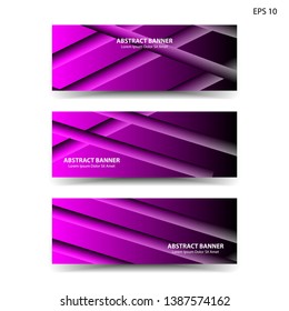 abstract purple magenta background geometric for banner, web, flyer, brochure - vector 