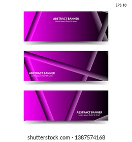 abstract purple magenta background geometric for banner, web, flyer, brochure - vector 