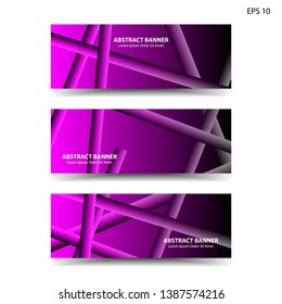 abstract purple magenta background geometric for banner, web, flyer, brochure - vector 