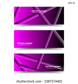abstract purple magenta background geometric for banner, web, flyer, brochure - vector 