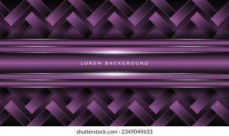 Abstract purple metallic rectangle background